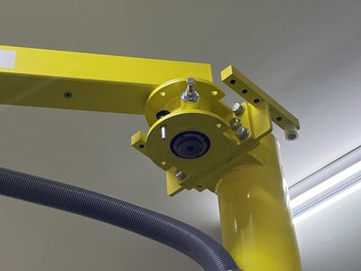 Cầu trục xoay khớp nối và ống hút ANVER hút thùng giấy - ảnh 6
