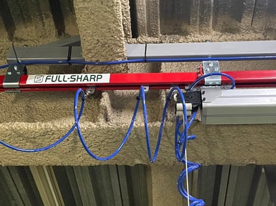 Thanh ray 5T 200 kg kết hợp air balancer và tool kẹp cuộn vải - ảnh 2