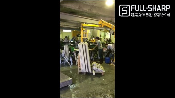 Thiết bị hút chân không nâng hạ tấm kính, tấm gỗ, tấm đá hoa có bề mặt rộng và nặng