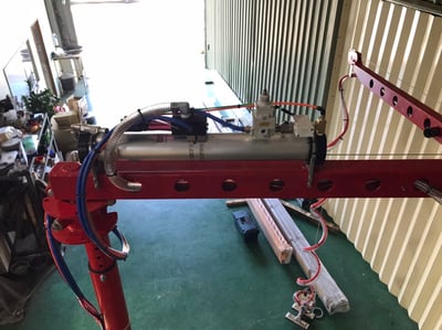Lifts All Articulating Jib Crane on Round Mobile Base with Vacuum Lifter for Cartons - ảnh 7