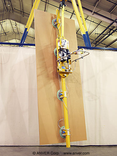 ANVER ET50M4-150MR four pad electric powered vacuum lifter with powered tilt and manual rotate
