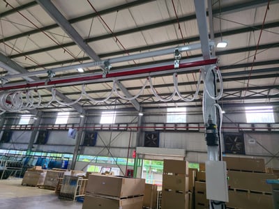 Thanh ray 5T và thiết bị nâng chân không hút thùng giấy 200 kg - ảnh 14