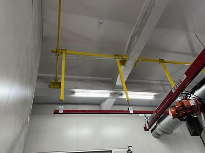 Overhead Rail and Electric Hoist for Lifting Material Rolls - ảnh 18