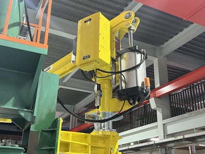 Tay nâng trợ lực treo cột, đầu hút chân không nâng tấm thép - ảnh 9