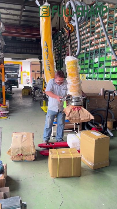 Thiết bị nâng hạ hút chân không bao bột, bao gạo, bao xi măng. Thiết bị nâng hạ bao