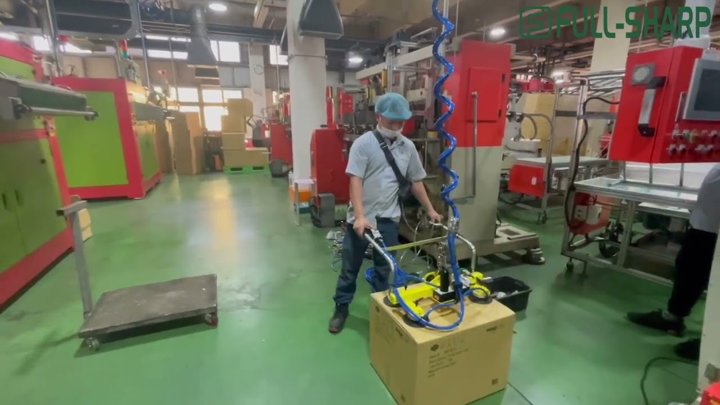 Thiết bị nâng chân không hút thùng giấy