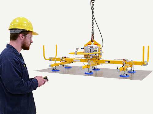 Người vận hành dùng thiết bị nâng chân không ANVER
