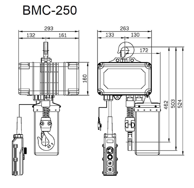 Kích thước BMC-250
