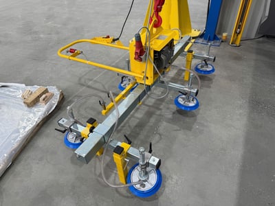 Cầu trục xoay 500 kg với mặt hút chân không dùng pin sạc - ảnh 22