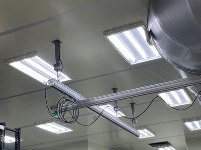Thanh ray nhôm treo trần, treo pa lăng điện cho nhà xưởng - ảnh 2