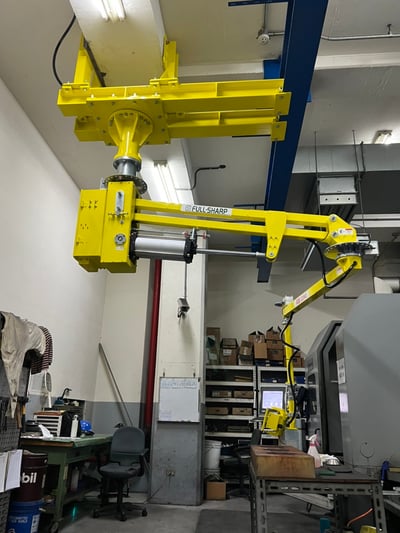 Tay nâng trợ lực treo trần 120 kg nâng khuôn vào máy CNC - ảnh 12