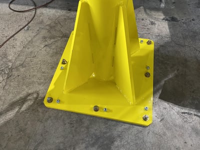 Pneumatic Jib Crane with Vacuum Lifting Pad for Metal Sheets - ảnh 2