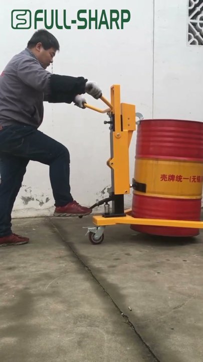 Xe đẩy nâng hạ điện nâng thùng phuy - Electric lifting trolley