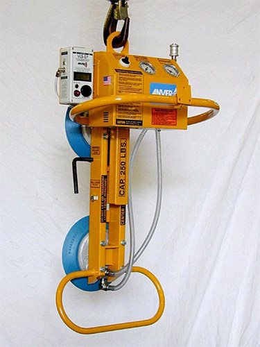 ANVER A25M2-30VF-MUP two pad air powered lifter with manual tilt