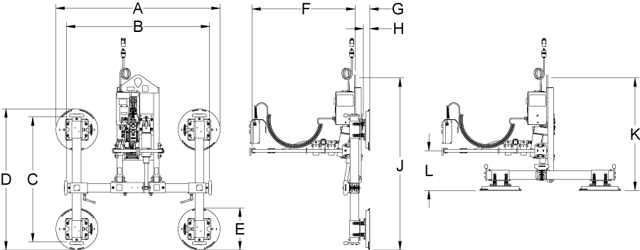 ET150M4 dimension drawing