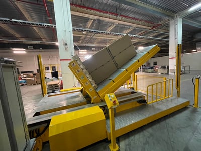 Bàn lật điện 1 tấn, lật pallet, khuôn và cuộn nặng 90 độ - ảnh 8