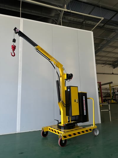 Xe cẩu mini 400 kg đẩy tay di động - ảnh 9