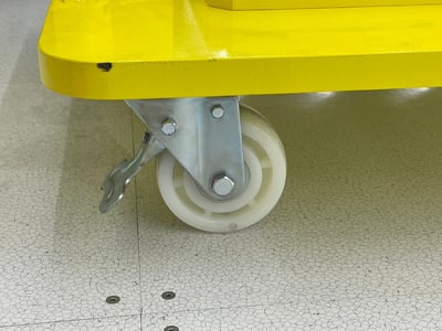 Cầu trục xoay đế di động và pa lăng điện chạy pin sạc - ảnh 7