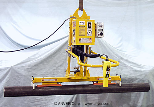 ANVER ETL7.5M2-40FXMROC electric powered vacuum lifter with powered tilt and manual rotation