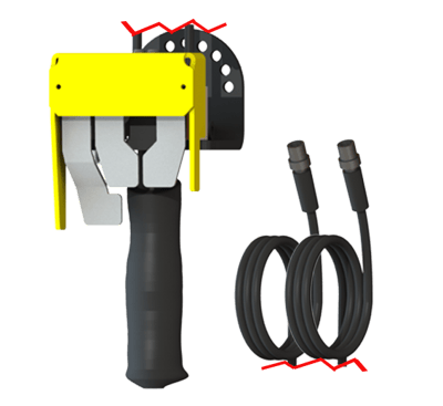 Tay cầm điều khiển khí nén - điện FDEPPA9460