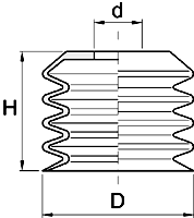 Bản vẽ giác hút BP36-SIT, BP37-SIT, BP39-SIT-MD