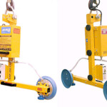 ANVER E25M2-36V, thiết bị nâng chân không kẹp đứng hai mặt hút chạy điện