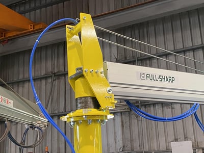 Pneumatic Jib Crane with Vacuum Lifter for Metal Sheets - ảnh 9
