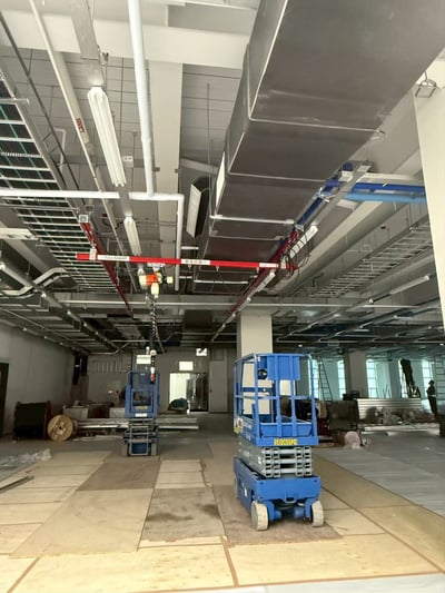 Thanh ray 5T treo trần với pa lăng điện di chuyển kéo tay - ảnh 2