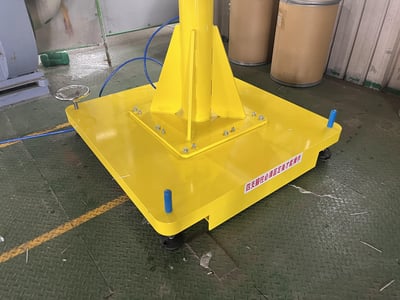 Cầu trục xoay khí nén đế di động và tool kẹp bao đa năng - ảnh 25