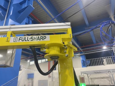 Cầu trục xoay tay khớp nối treo air balancer và tool hút khí nén - ảnh 27