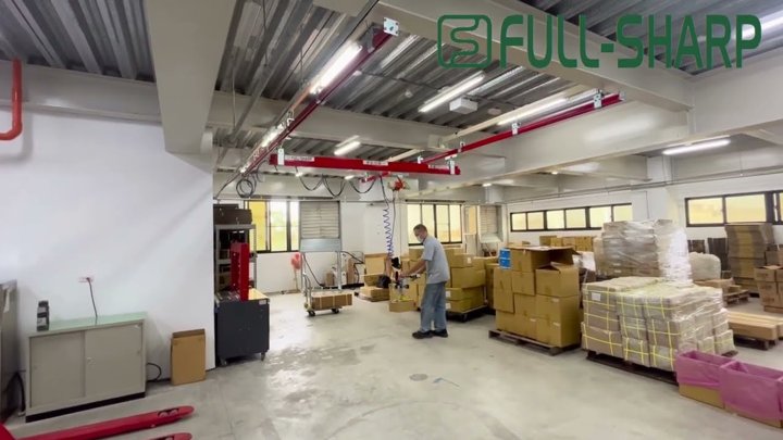 Cầu trục 5T & Thiết bị nâng hạ hút chân không thùng carton, thùng giấy