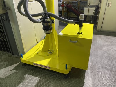 Mobile Aluminum Rail Jib Crane with ANVER Vacuum Lifter for Soundproofing Panels - ảnh 2
