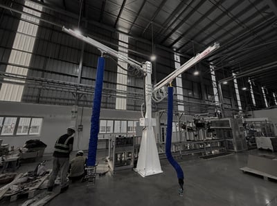 Nâng hạ chân không hút thùng giấy và hút quạt công nghiệp - ảnh 3