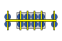 Crossarm and pad positions on 12-pad frame, diagram 4