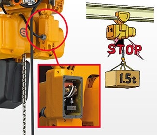KITO CDER2 Electric Chain Hoist (Ergonomic Cylindrical Control)