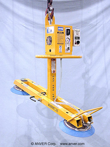 ANVER E50M2-50MU-FX two pad electric powered lifter with manual tilt