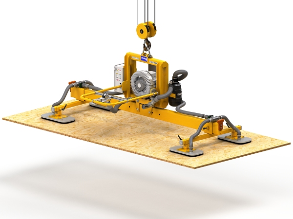 Thiết bị nâng lưu lượng cao 4 mặt hút ANVER VPHF nâng ván OSB
