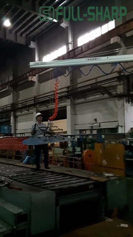 Tay cầm khí nén dài nâng hạ tấm thép tròn