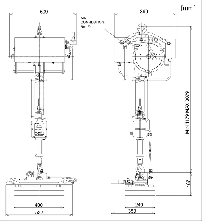 ENDO Vacuum Gripper for Cartons (Magical Balancer)