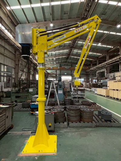 Tay nâng điện trợ lực cấp phôi cho máy CNC - ảnh 3