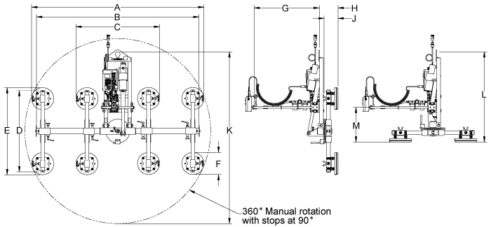 ET100M8-FPMR dimension drawing