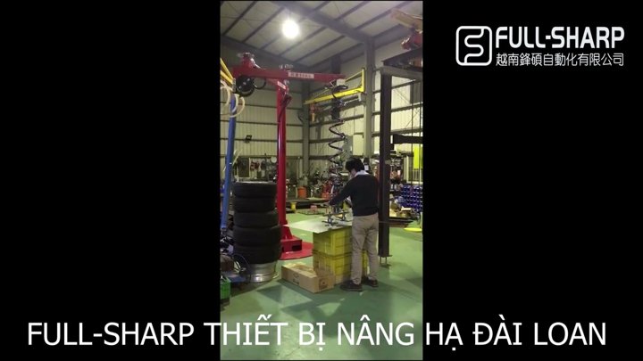 Cầu trục xoay dạng gấp khúc nâng tấm kính, tấm gỗ, tấm sắt, tấm thép