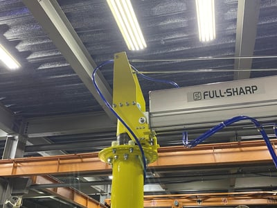 Pneumatic Jib Crane with Plastic Tray Hook Tool - ảnh 4