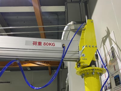 Pneumatic Jib Crane with Plastic Tray Hook Tool - ảnh 11