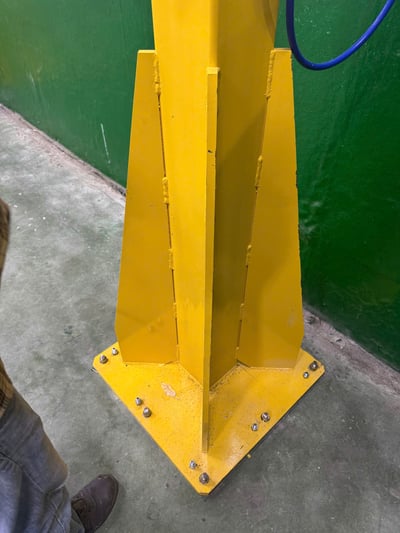 Bộ khung một cột gác ray 5T 200 kg cho nhà máy ắc quy - ảnh 6