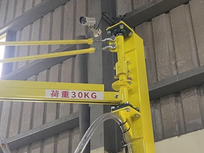 Suspended Jib Crane with Electric Hoist and Plastic Tray Hook - ảnh 5