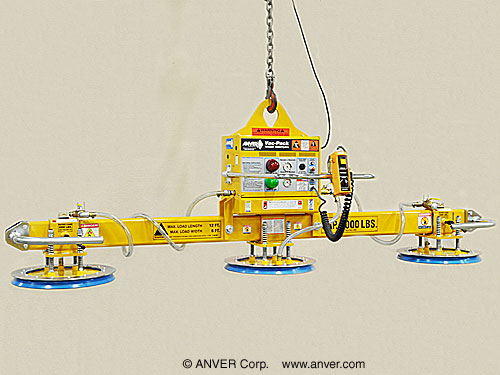 ANVER VPE3 + L600M3-110 three pad electric powered vacuum lifter