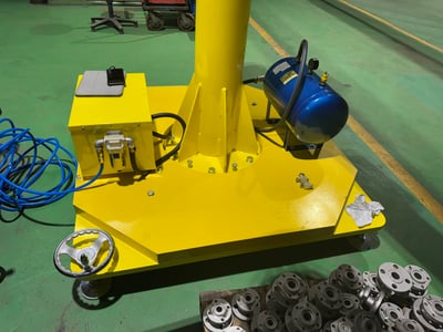 Tay nâng trợ lực khí nén nâng phôi vào máy phay tiện CNC - ảnh 7