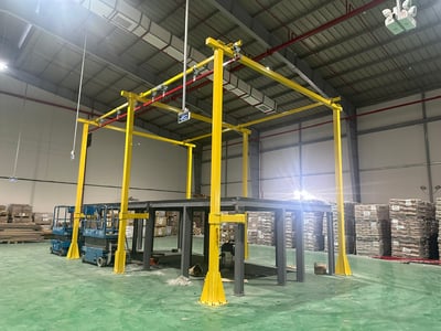 Bộ khung thanh ray thép 200 kg và ống hút chân không ANVER - ảnh 46