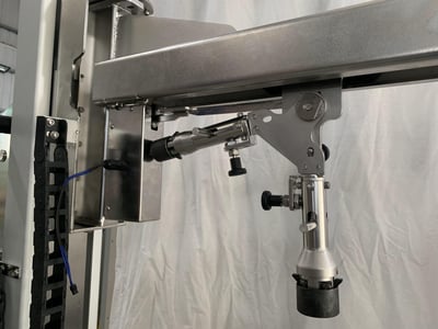 Xe nâng điện inox thông minh có tay cần xoay - ảnh 5